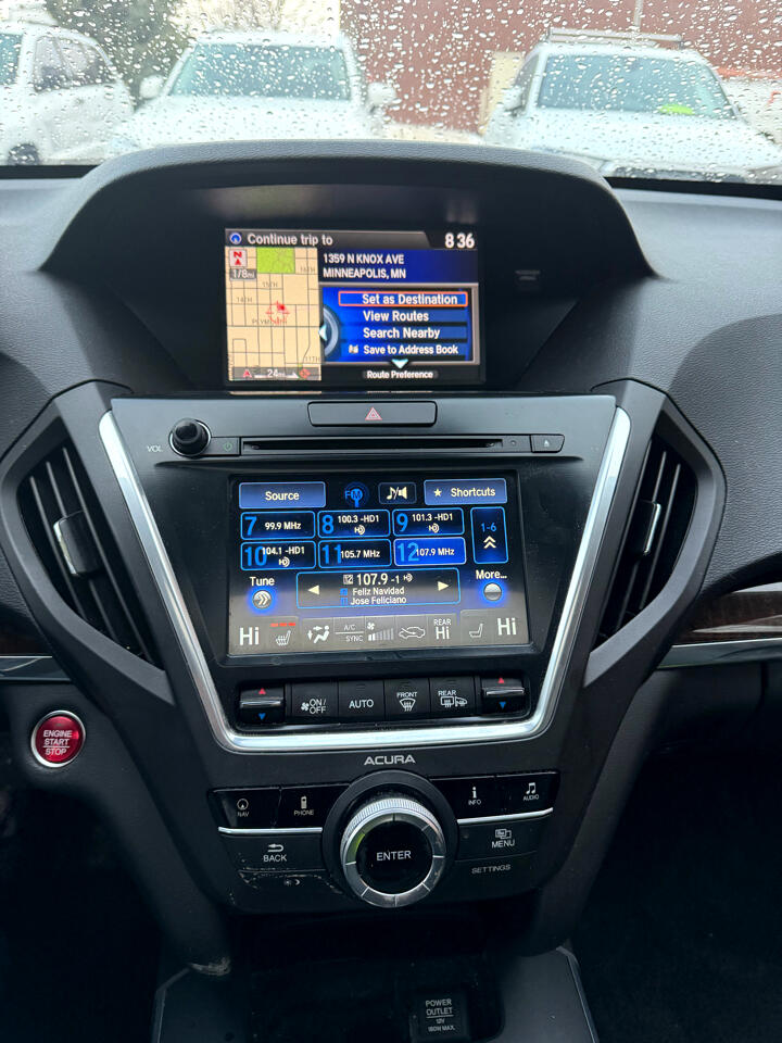 Acura MDX SH-AWD 9-Spd AT w/Tech Package 2017