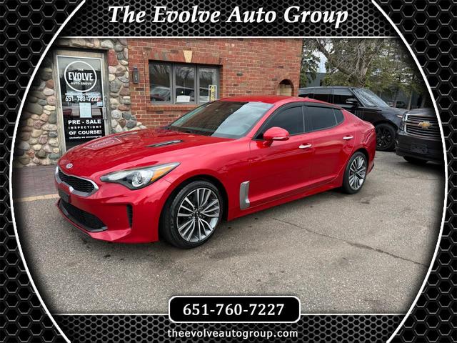 Red 2019 Kia Stinger 2.0L RWD Sedan Rear-Wheel Drive Automatic