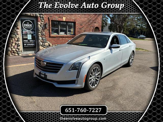 Silver 2017 Cadillac CT6 3.6L Luxury AWD Sedan All-Wheel Drive Automatic