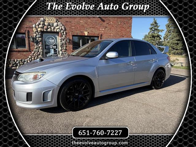Silver 2013 Subaru Impreza WRX Sedan All-Wheel Drive 5-Speed Manual