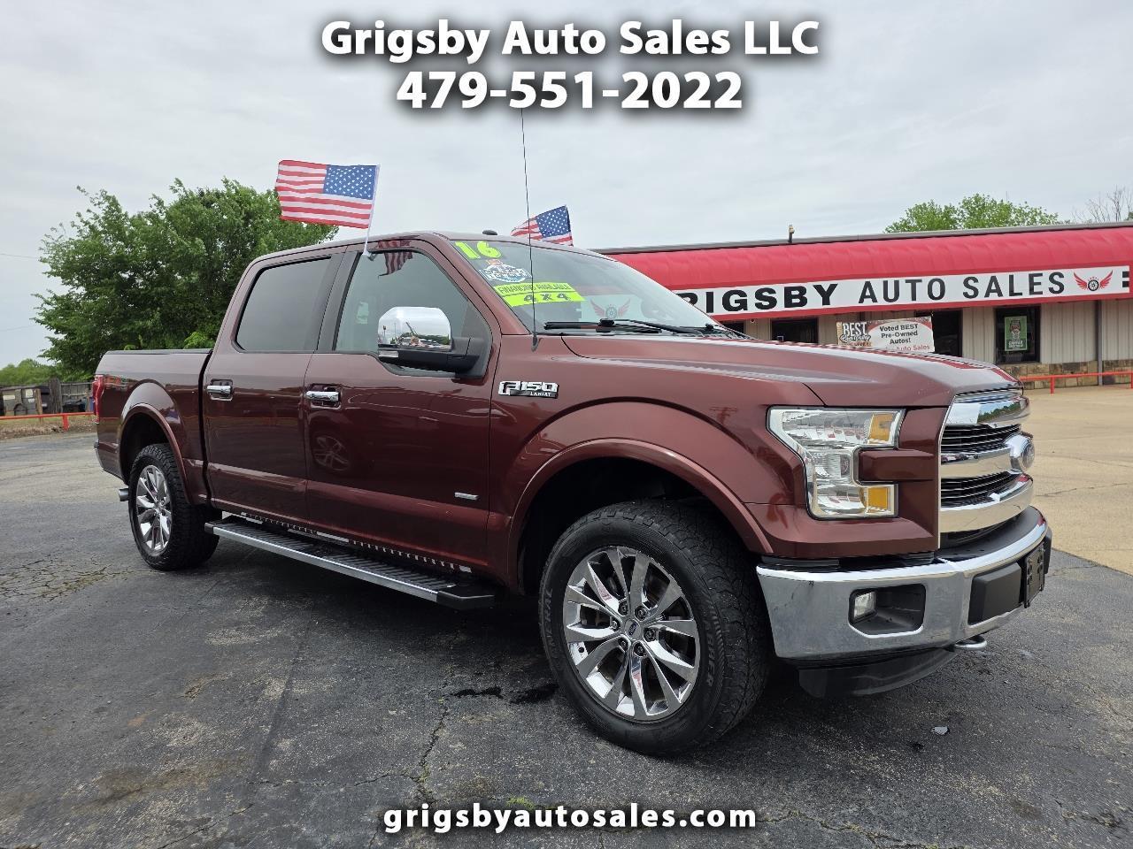 Ford F-150 Lariat SuperCrew 5.5-ft. Bed 4WD 2016