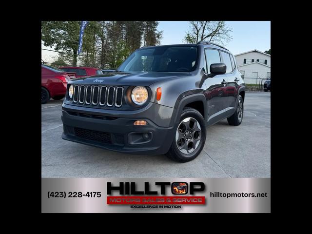 Gray 2018 Jeep Renegade Latitude SUV / Crossover Front-Wheel Drive Manual