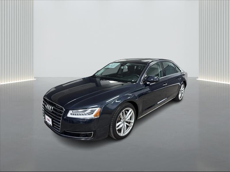 Blue 2015 Audi A8 4.0T quattro LWB AWD Sedan All-Wheel Drive Automatic