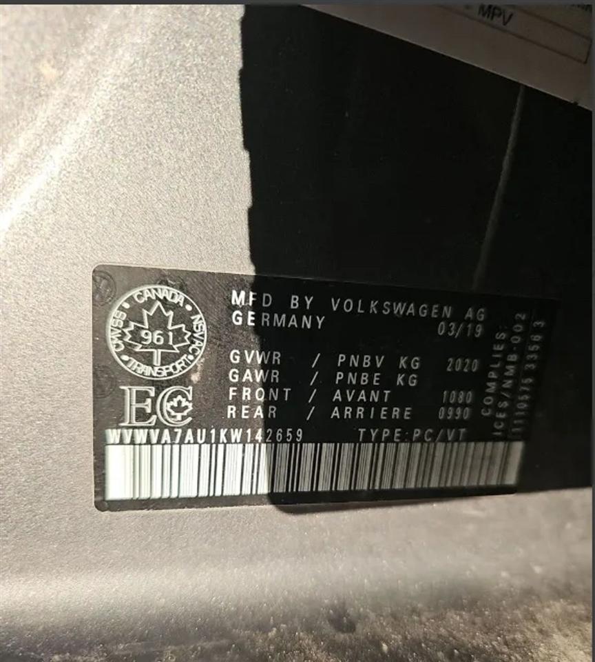 Volkswagen Golf R DCS and Navigation 7A 2019