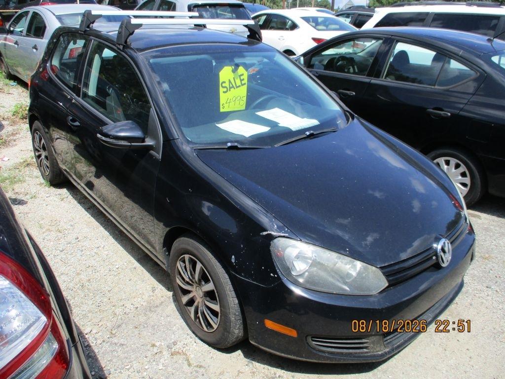Volkswagen Golf 2.5L 2-Door PZEV 2012