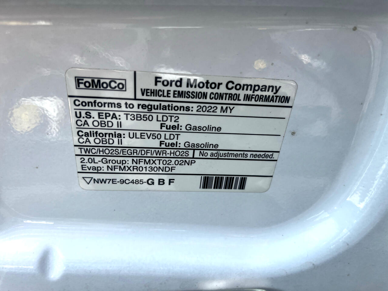 Ford Transit Connect Van XL LWB w/Rear Symmetrical Doors 2022