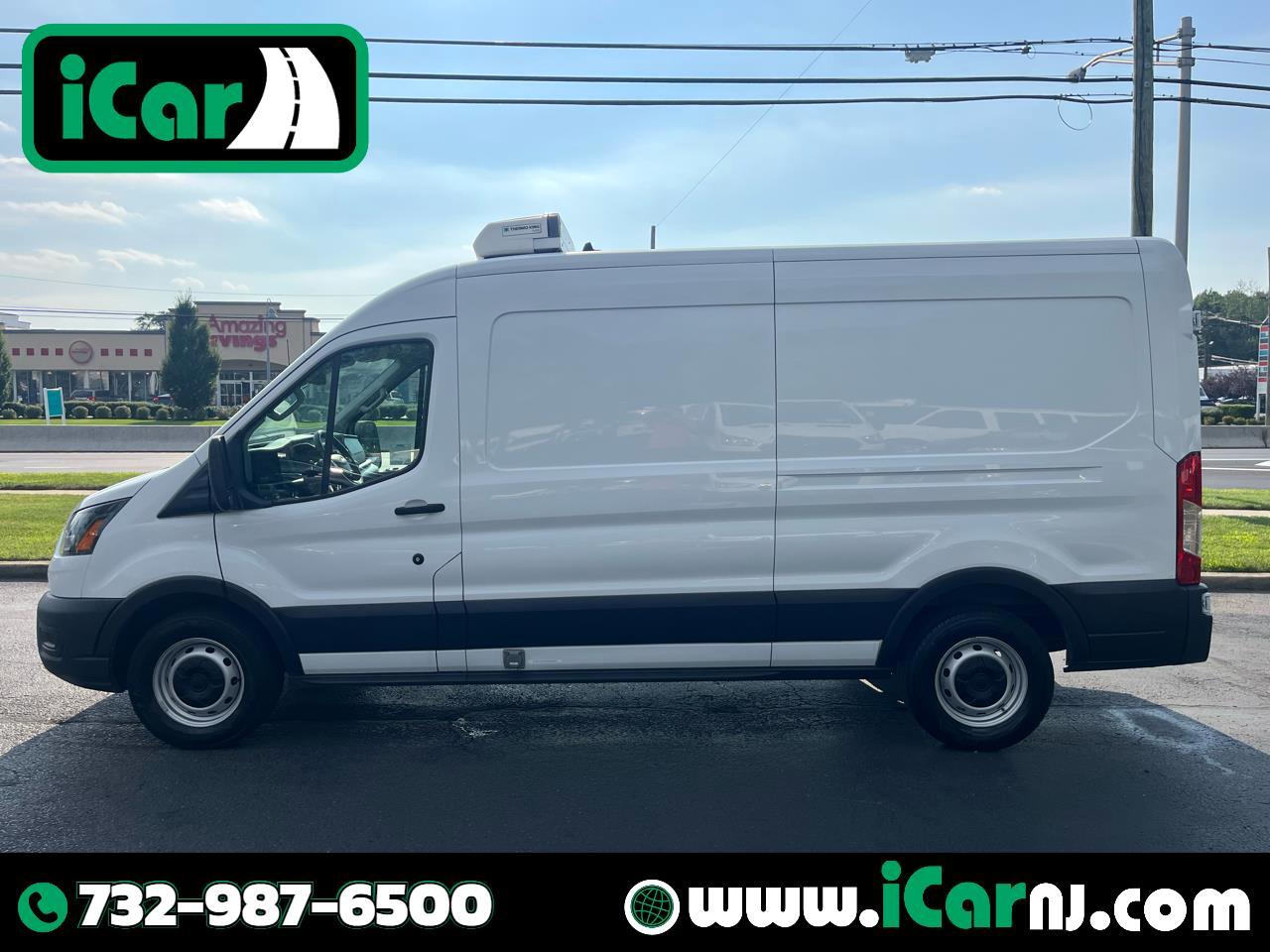 2021 Ford Transit Cargo Van T-150 148" Med Rf 8670 GVWR RWD