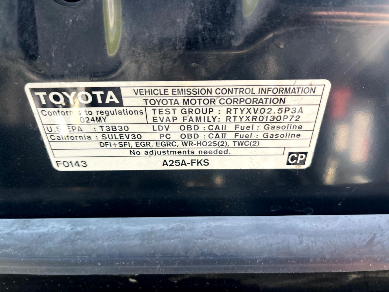 Toyota Camry LE 2024