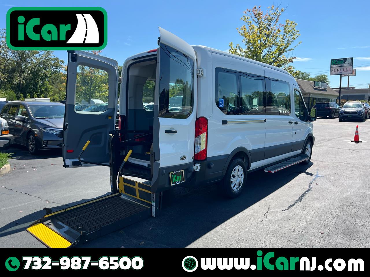 Ford Transit Wagon T-350 148" Med Roof XL Sliding RH Dr 2016