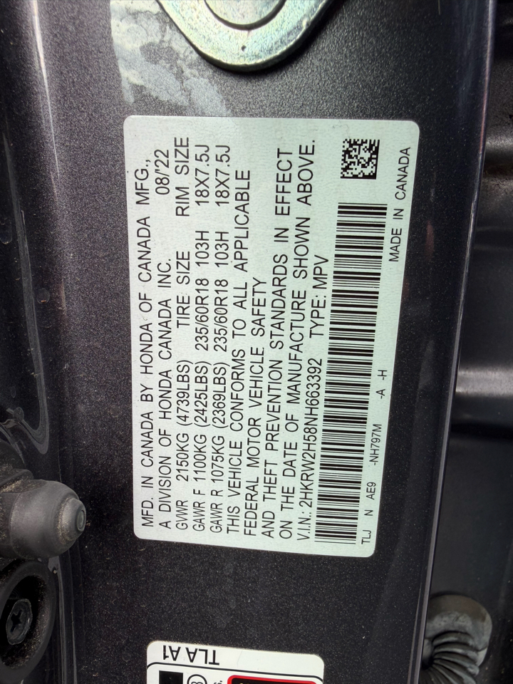 Honda CR-V EX AWD 2022