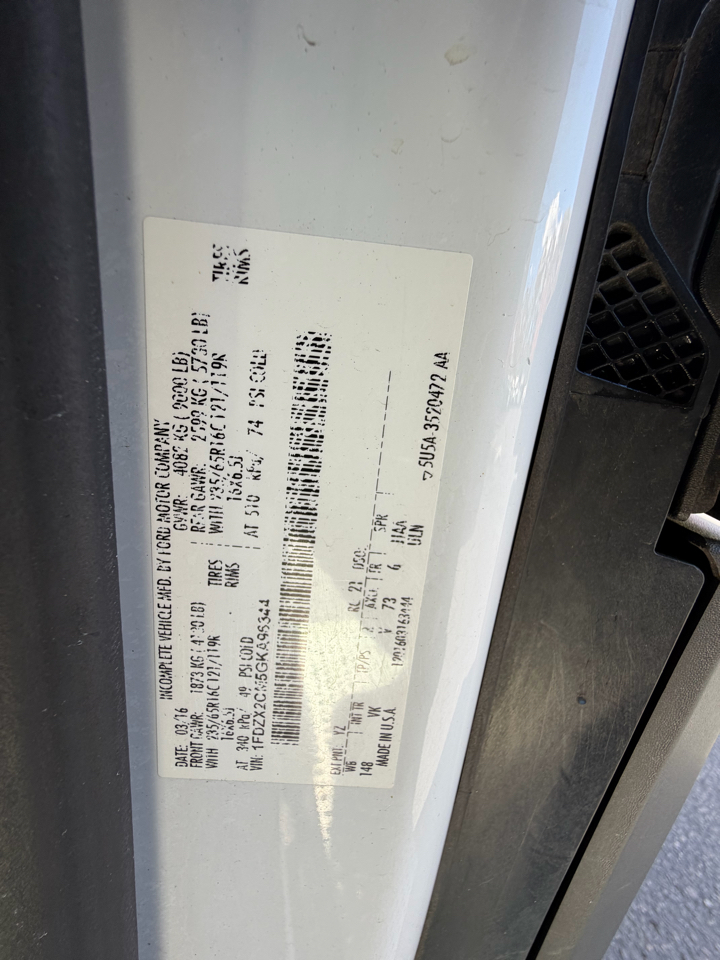 Ford Transit Wagon T-350 148" Med Roof XL Sliding RH Dr 2016