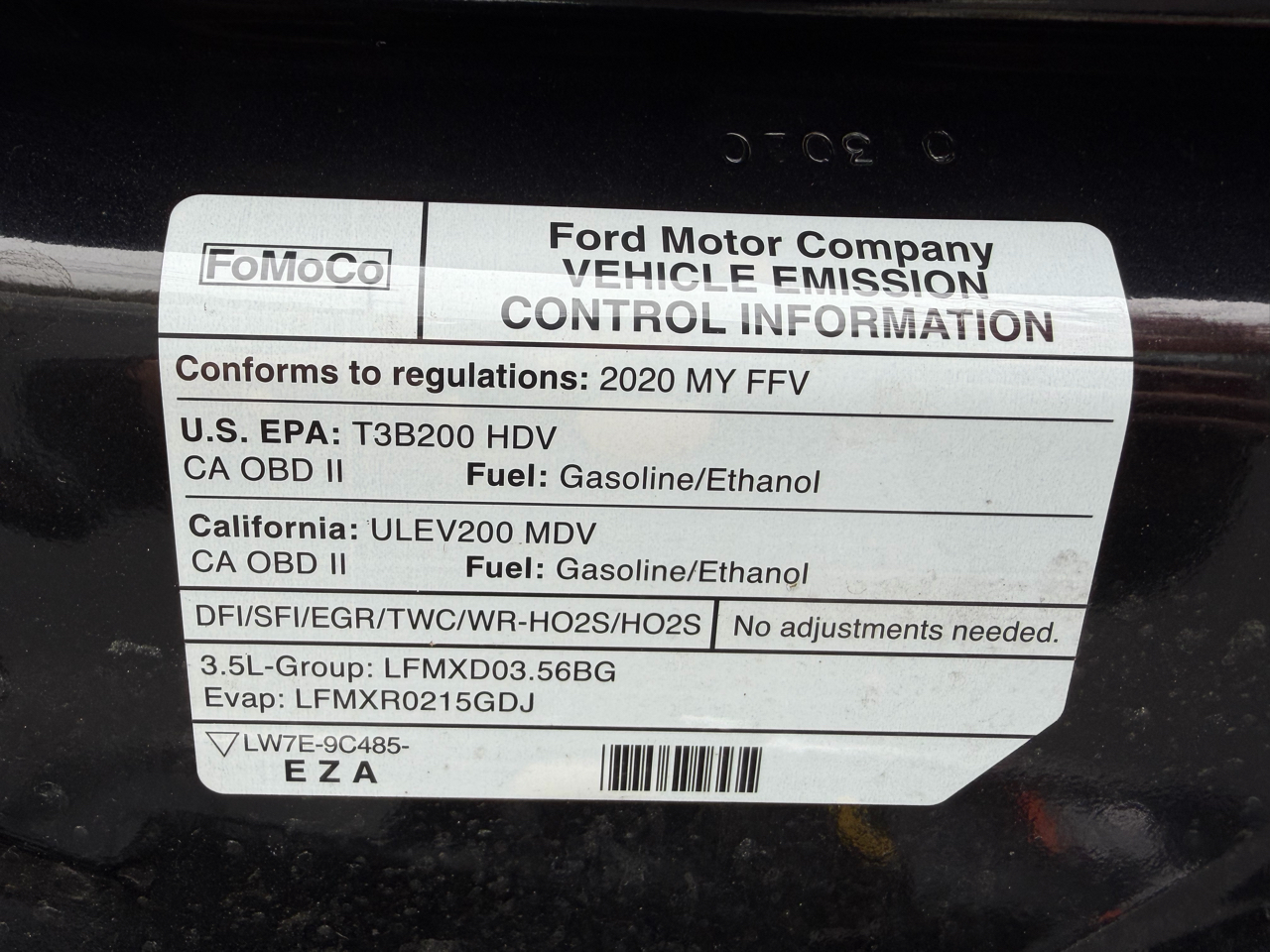 Ford Transit Cargo Van T-250 148" Med Rf 9070 GVWR RWD 2020