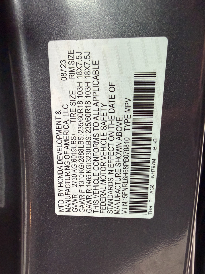 Honda Odyssey EX-L 2023