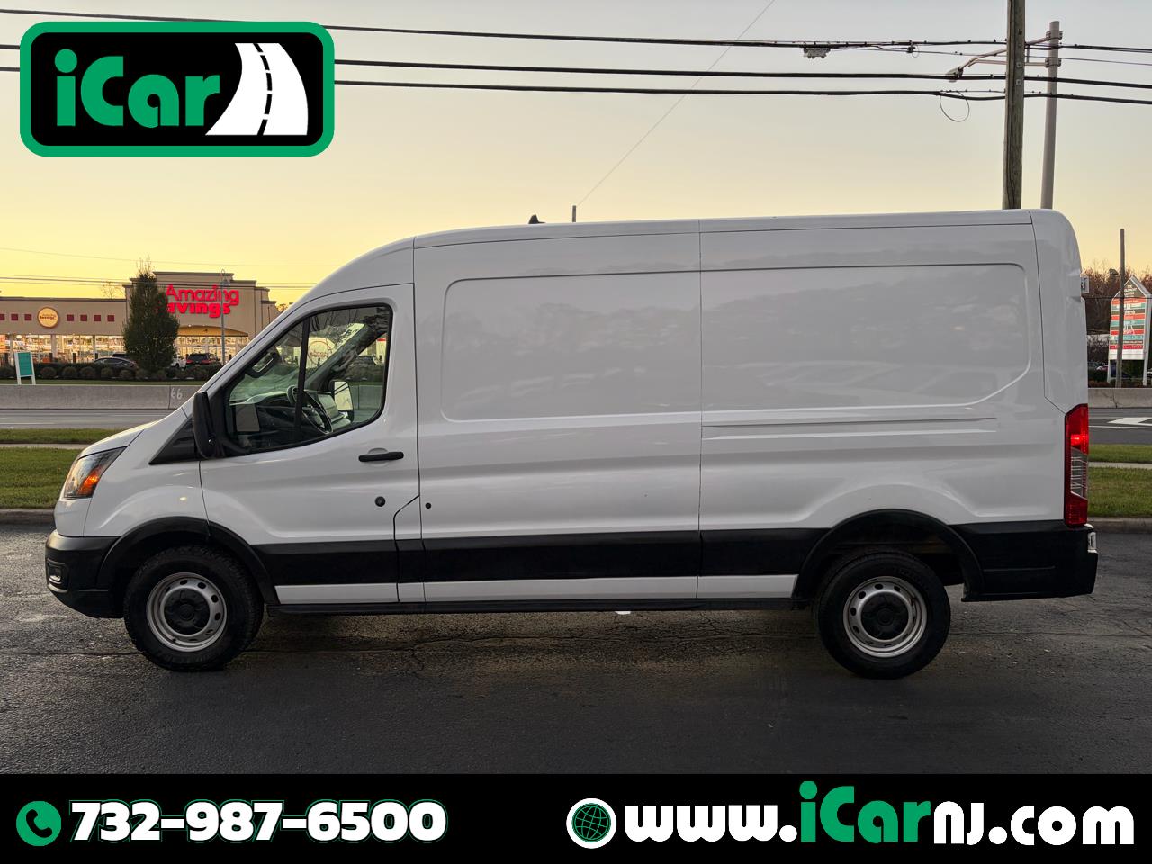 2023 Ford Transit Cargo Van T-250 148" Med Rf 9070 GVWR RWD