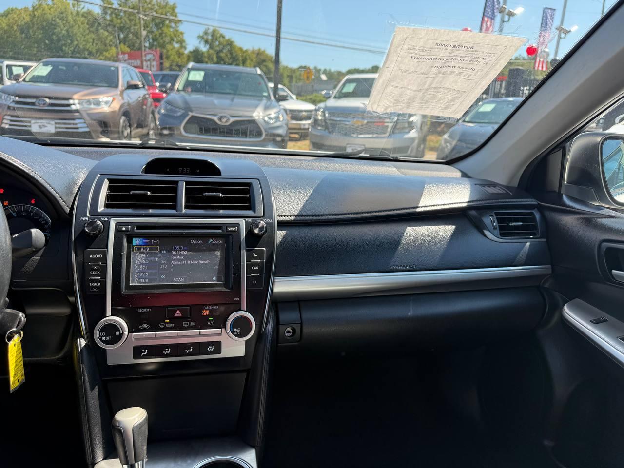 Toyota Camry SE Sport 2014