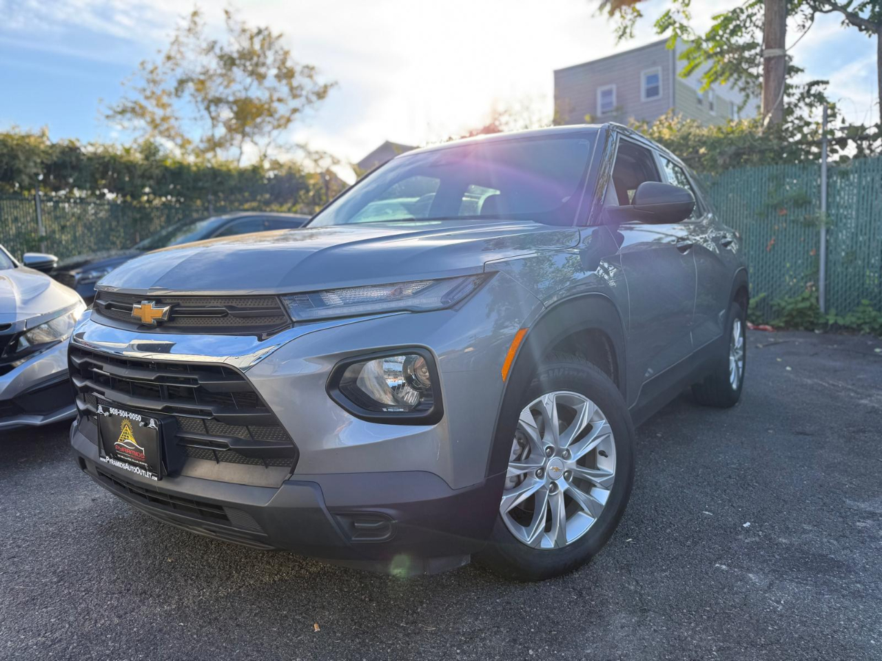 Gray 2023 Chevrolet Trailblazer LS FWD SUV / Crossover Front-Wheel Drive Continuously Variable Transmission