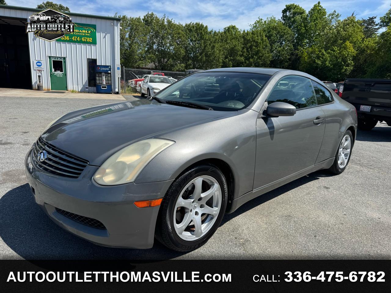 2003 INFINITI G35 Sport Coupe Base