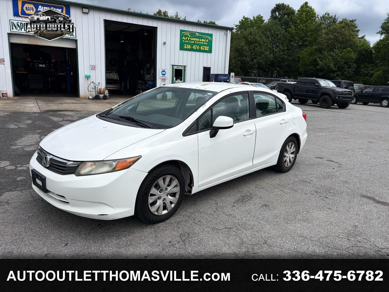 2012 Honda Civic LX Sedan 5-Speed AT
