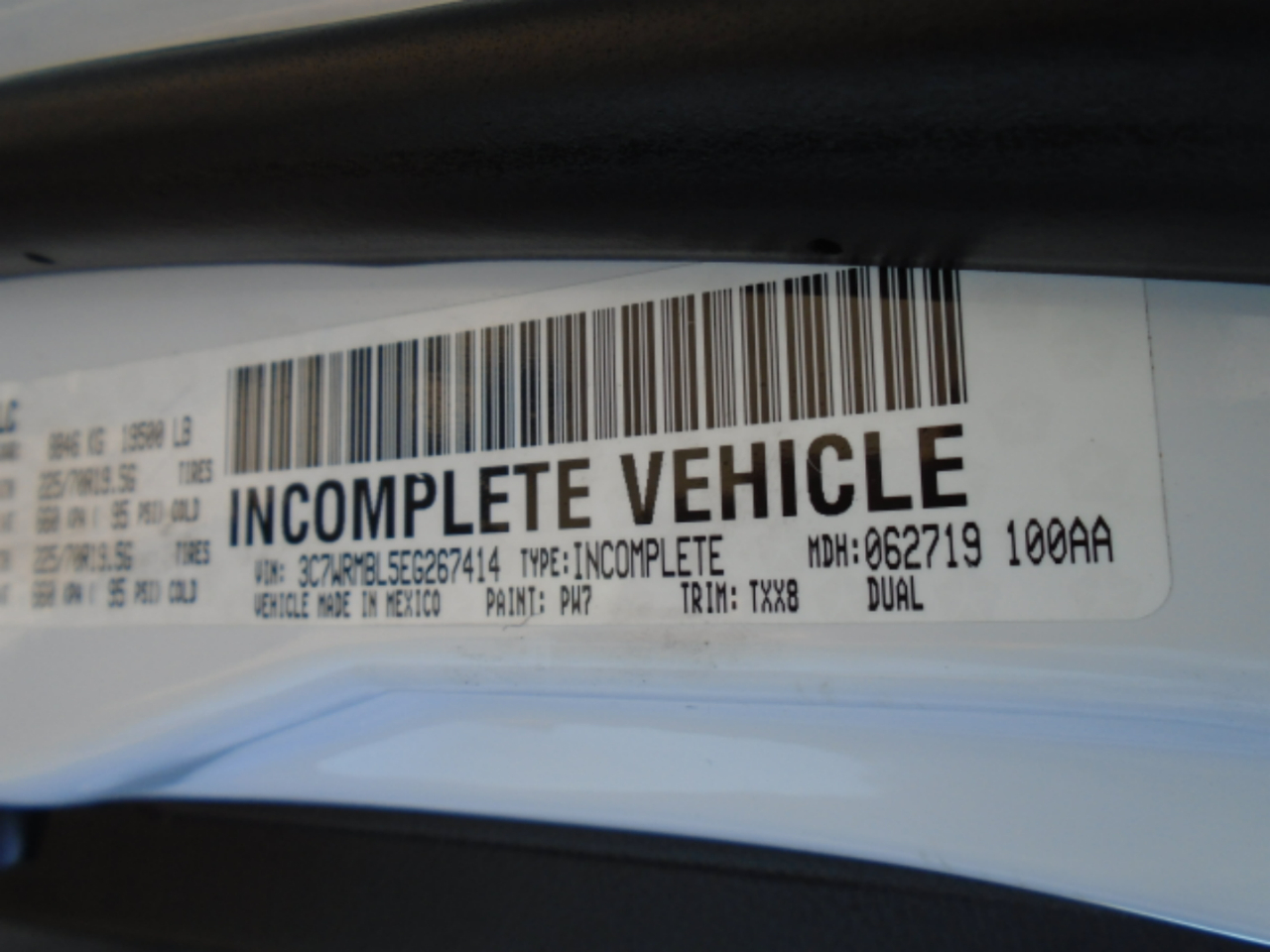 RAM 5500 Regular Cab 2WD DRW 2014 RAM 5500 Regular Cab 2WD DRW 2014