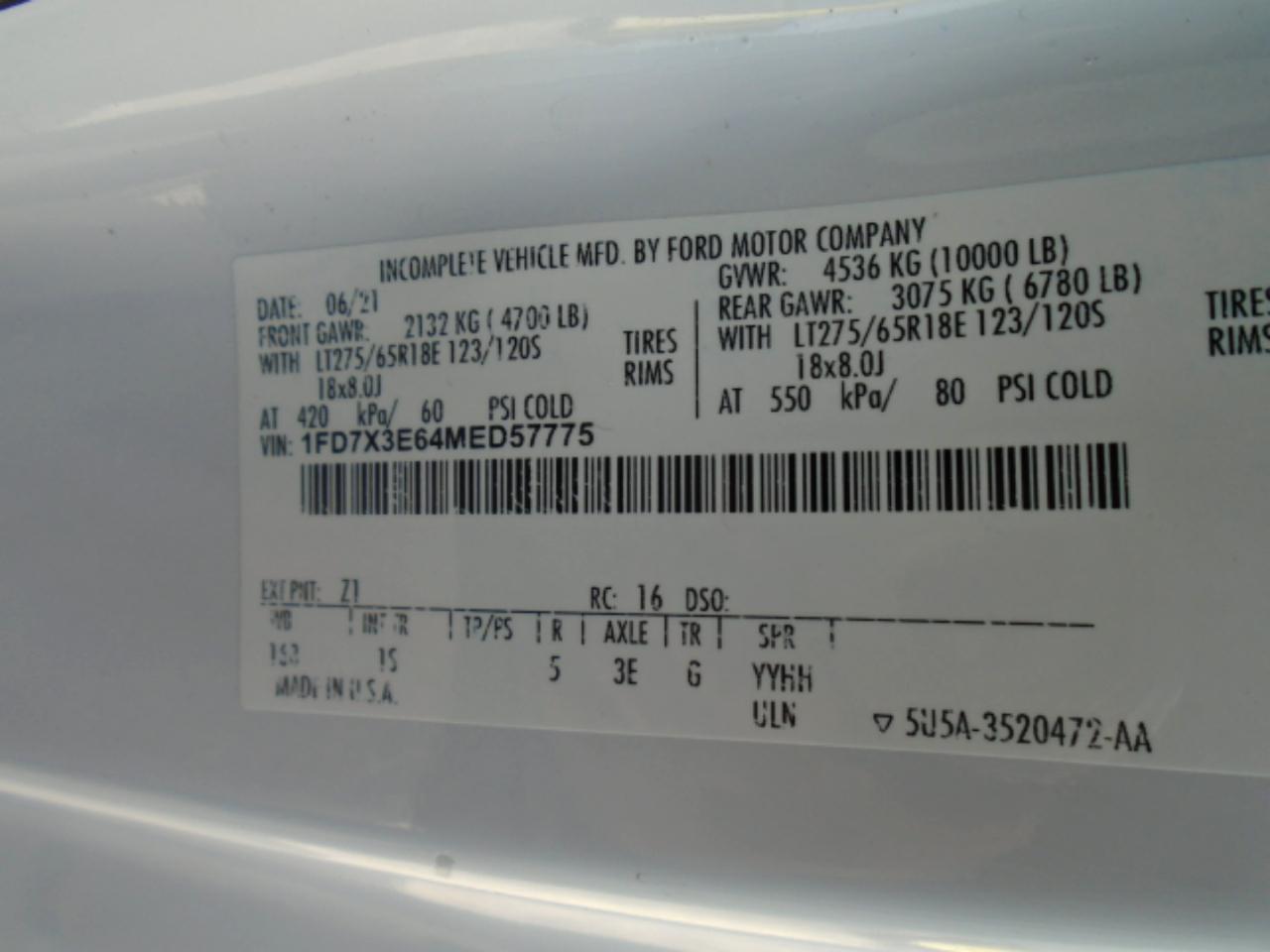 Ford F-350 SD XLT SuperCab Long Bed 2WD 2021