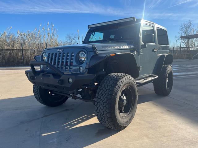 Gray 2015 Jeep Wrangler Rubicon 4WD SUV / Crossover Four-Wheel Drive Manual