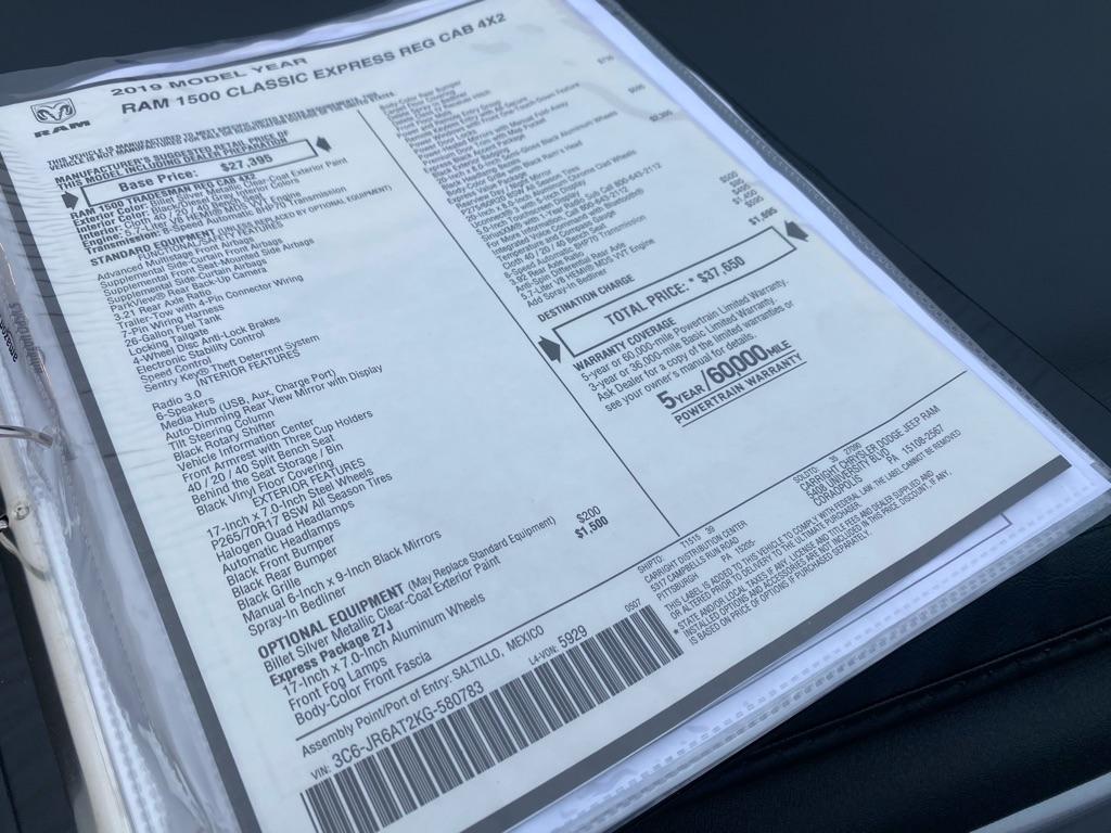 RAM 1500 Classic  2019