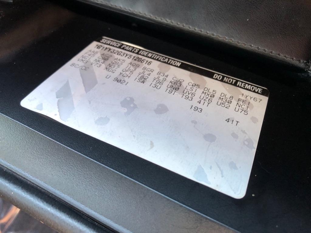 Chevrolet Corvette  2000