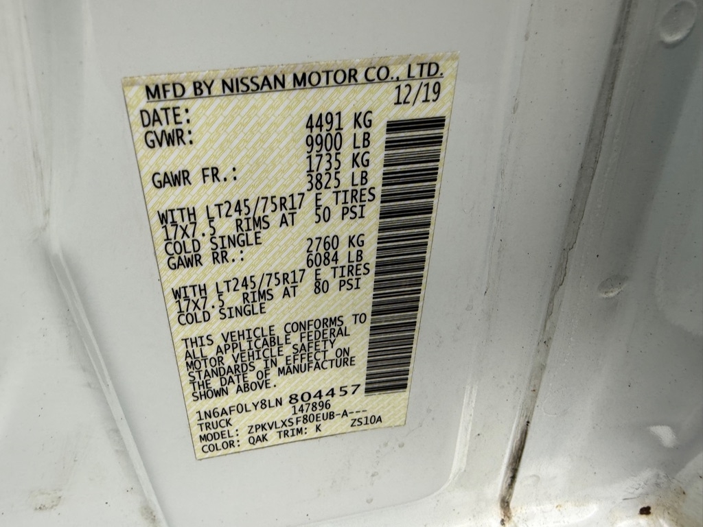 Nissan NV Cargo  2020 Nissan NV Cargo  2020