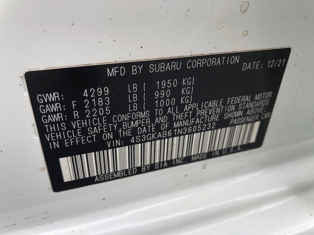 Subaru Impreza  2022