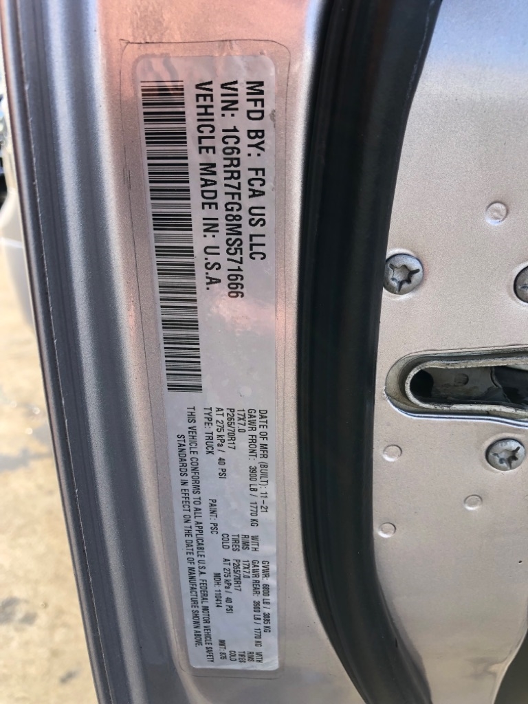 RAM 1500 Classic  2021