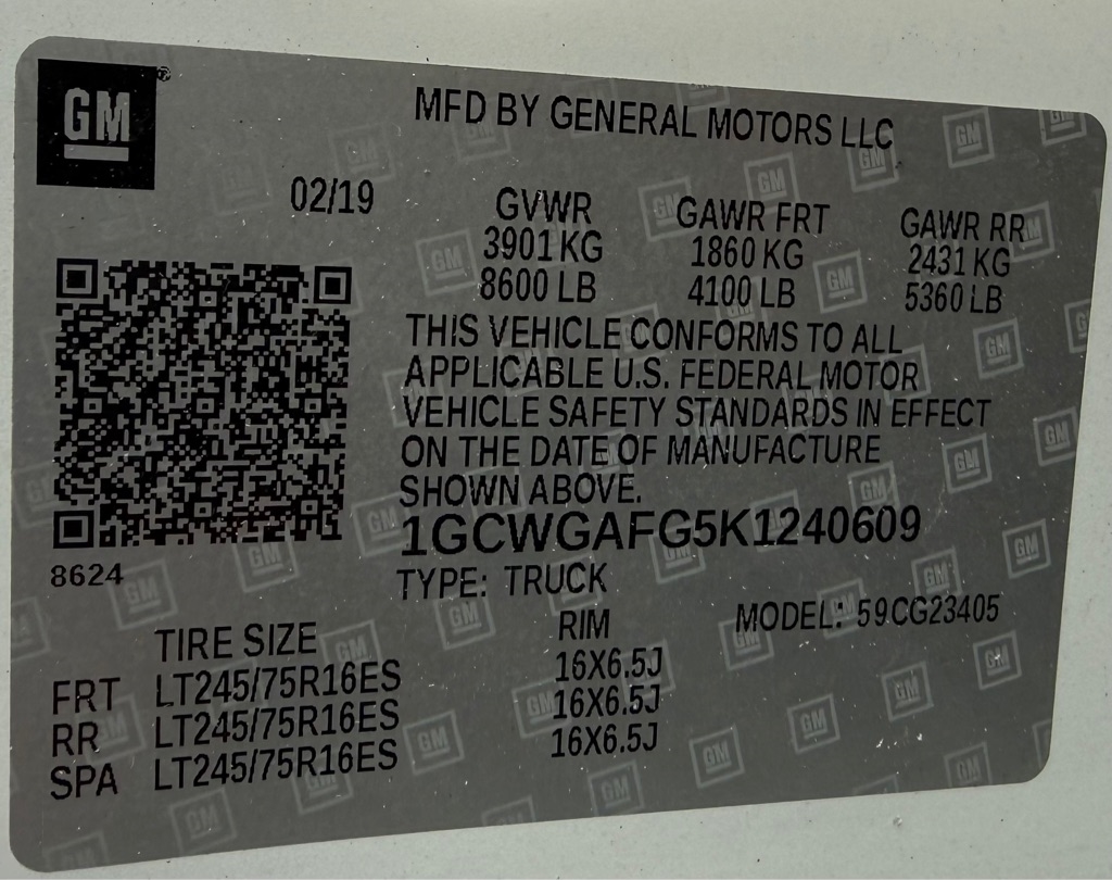 Chevrolet Express  2019