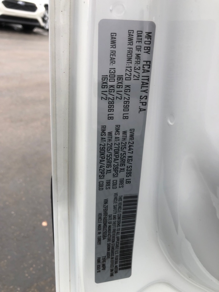 RAM ProMaster City  2021