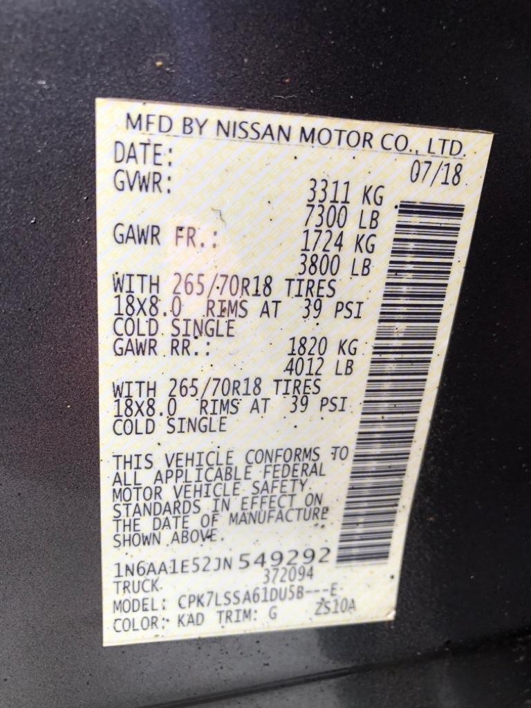 Nissan Titan  2018