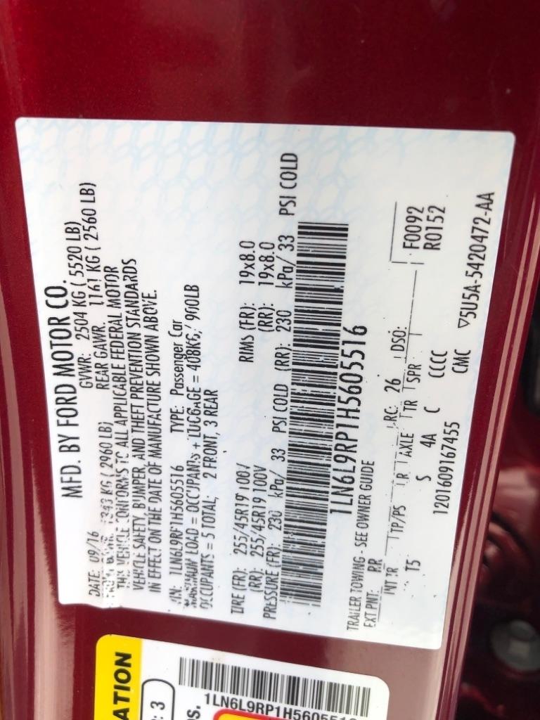 Lincoln Continental  2017