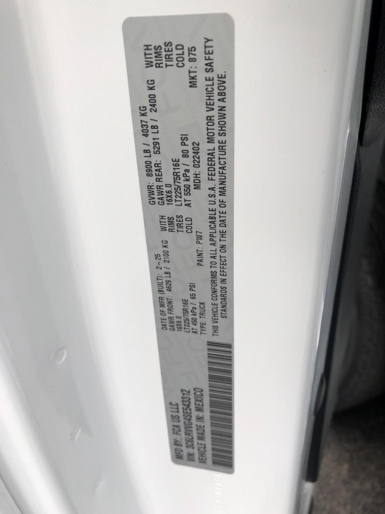 RAM Promaster  2025