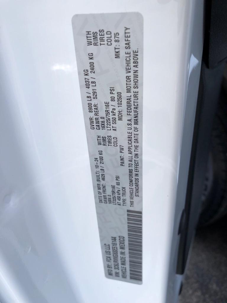 RAM Promaster  2025