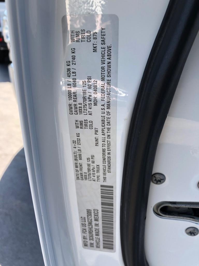 RAM 2500  2022