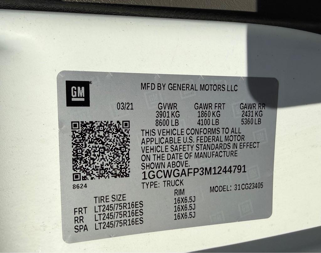 Chevrolet Express  2021