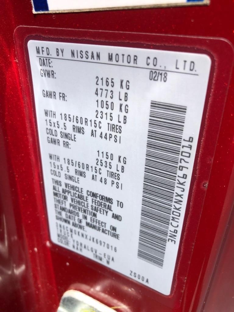 Nissan NV200  2018