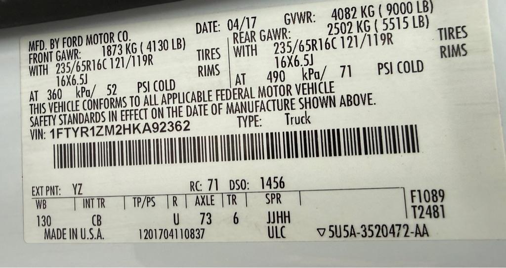 Ford Transit  2017