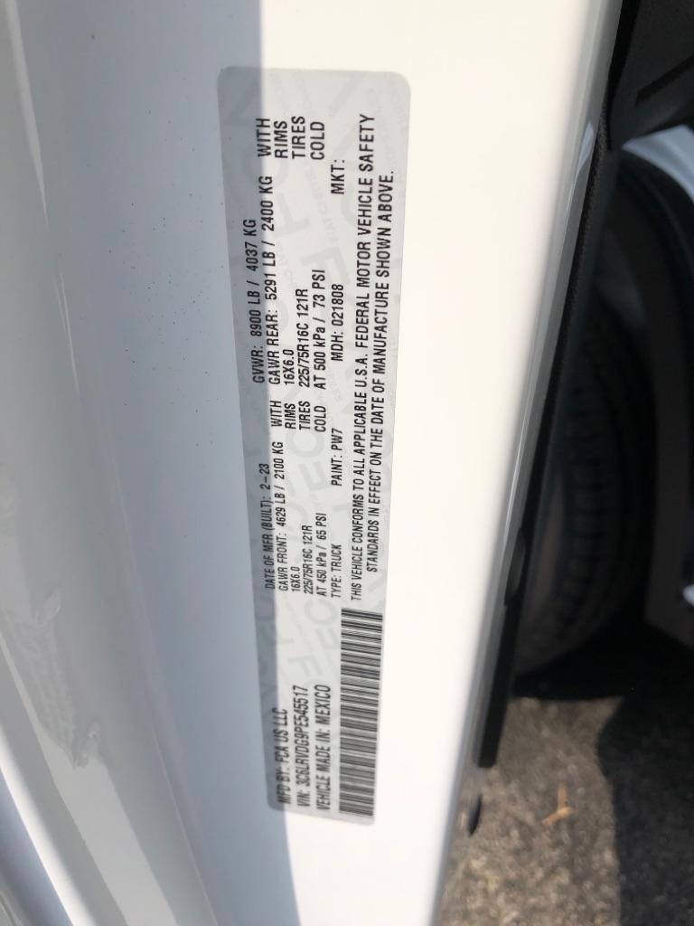 RAM Promaster  2023