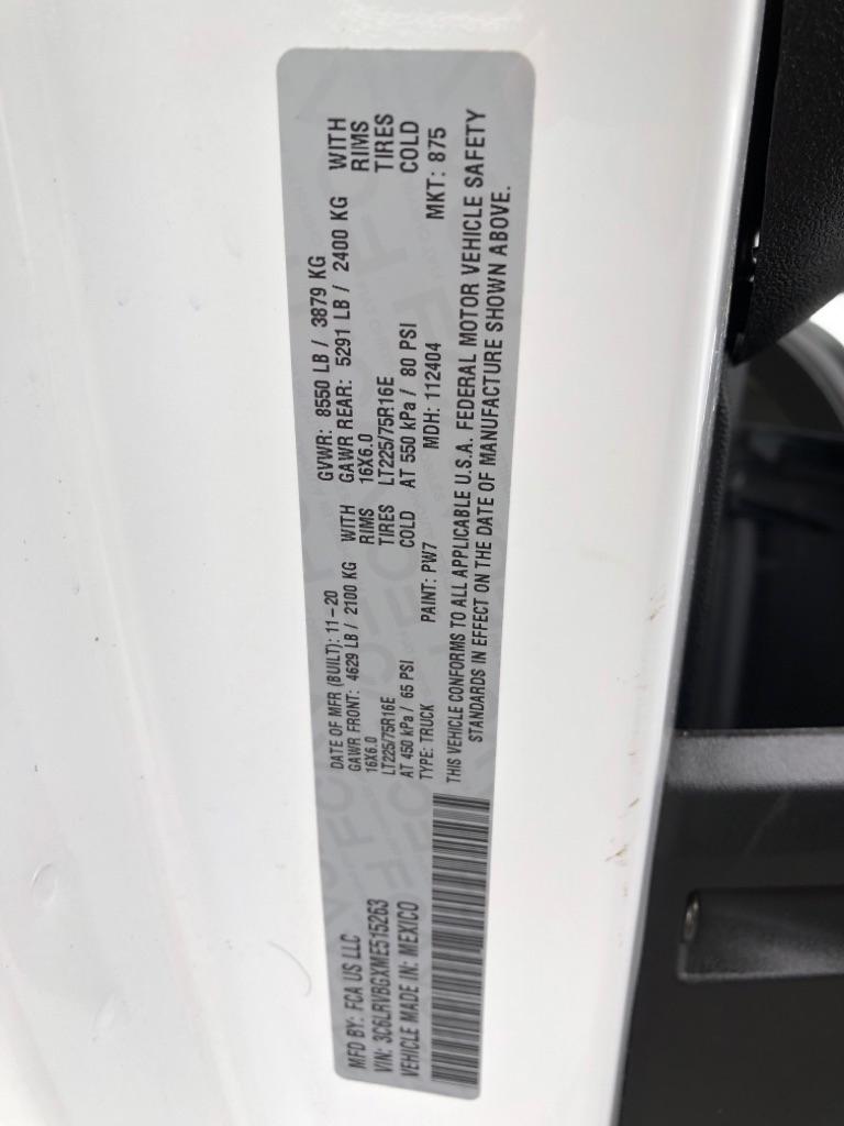 RAM Promaster  2021