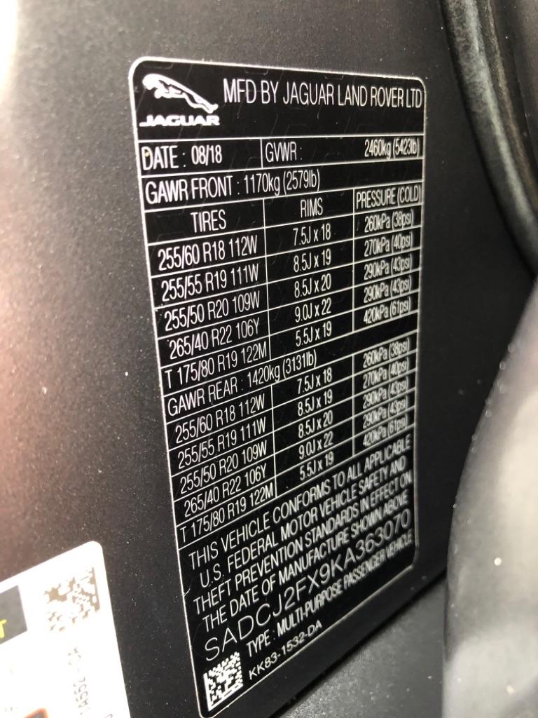 Jaguar F-Pace  2019