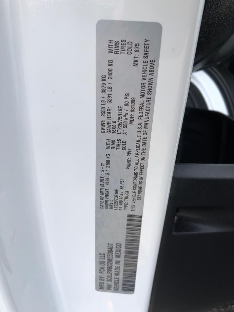 RAM Promaster  2021