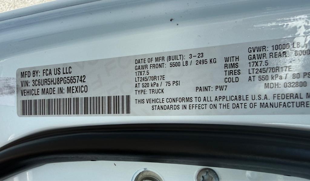 RAM 2500  2023
