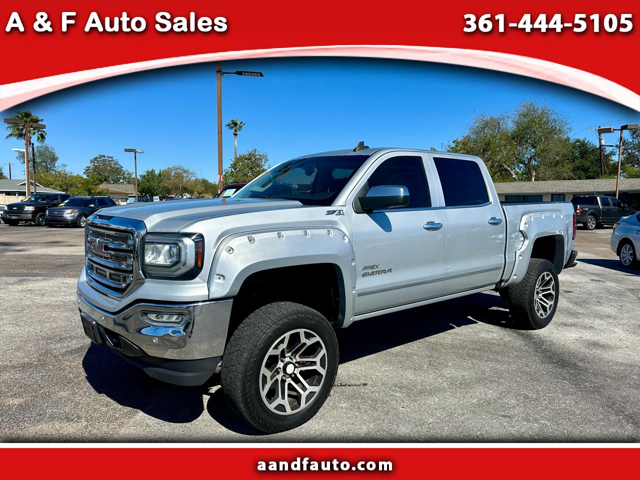 2017 GMC Sierra 1500 SLT Crew Cab Long Box 4WD