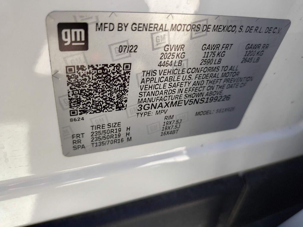 Chevrolet Equinox RS 2022