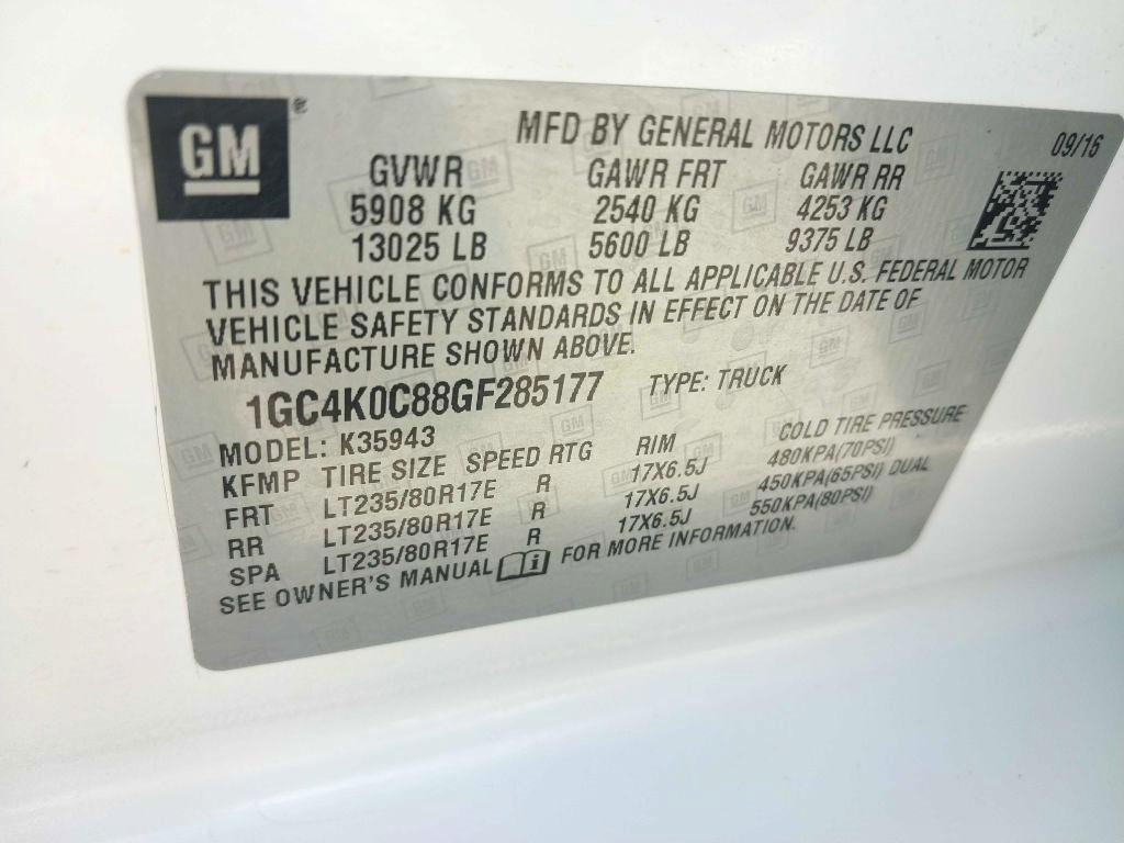 Chevrolet Silverado 3500  2016