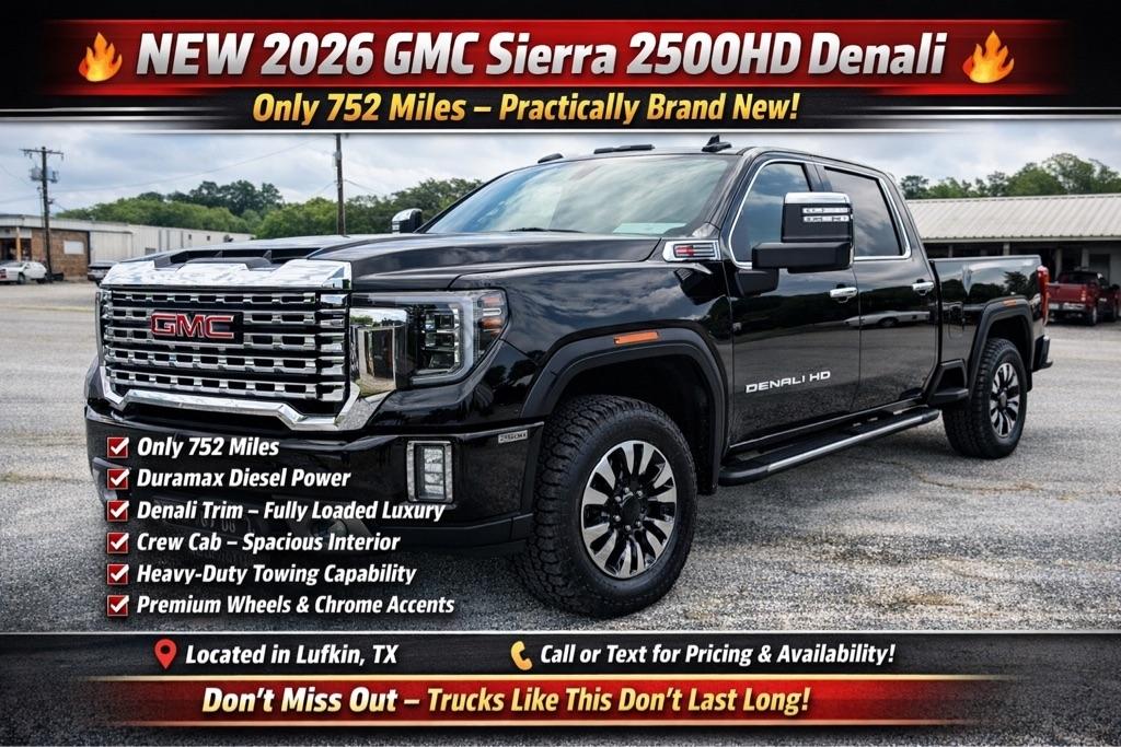 GMC Sierra 2500HD Denali Crew Cab 4WD SB 2026