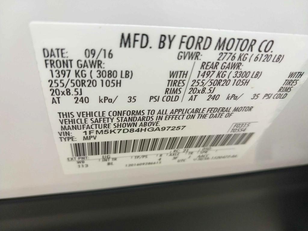 Ford Explorer XLT FWD 2017